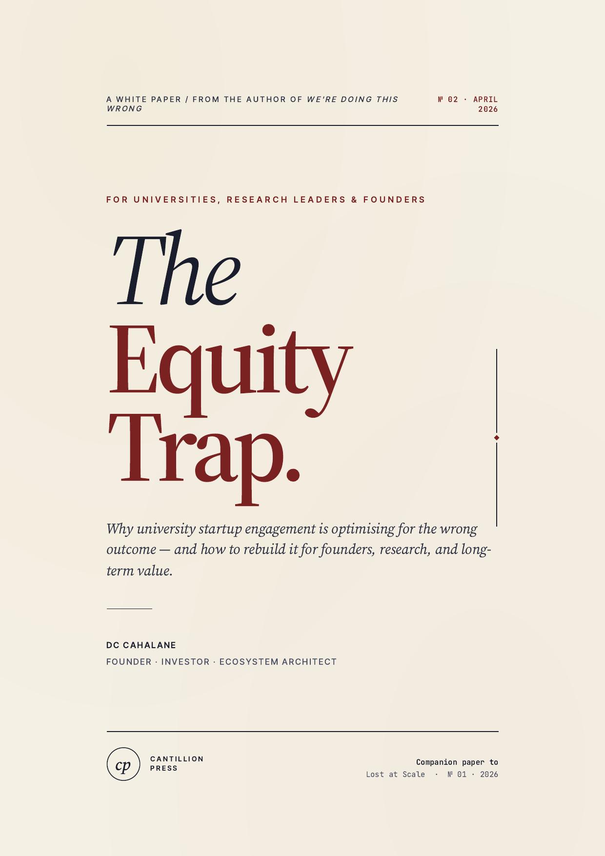 Cover of The Equity Trap